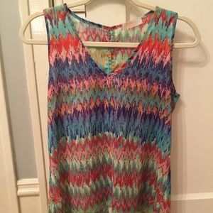 Super cute multicolored sleeveless top